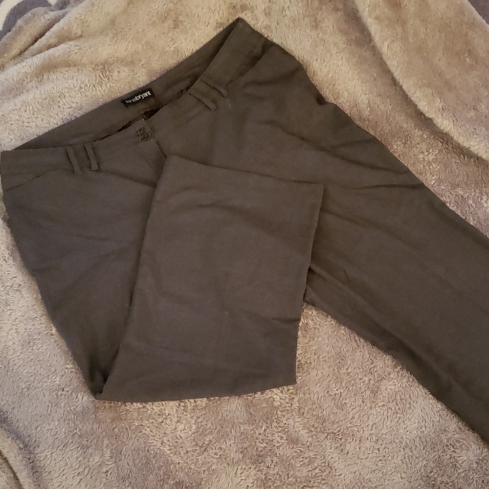 Lane Bryant Gray Work Trouser